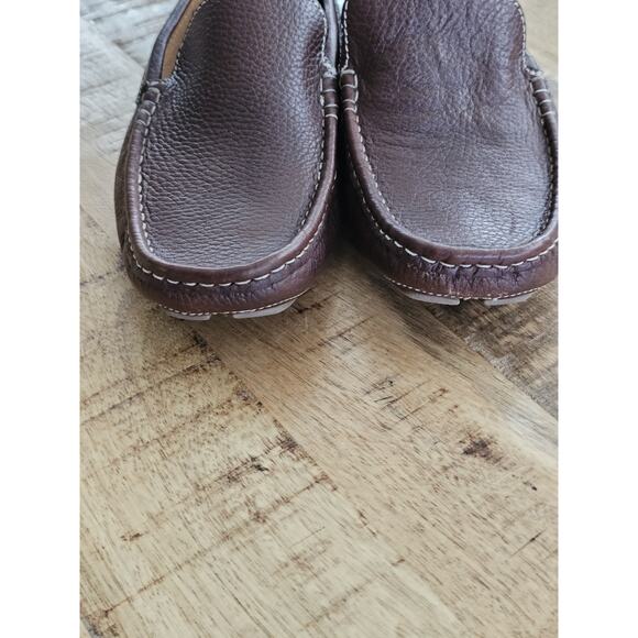 Steve Madden Men’s Dakota Leather Driving Moccasin Slip On Shoe Size 9 - Picture 8 of 9